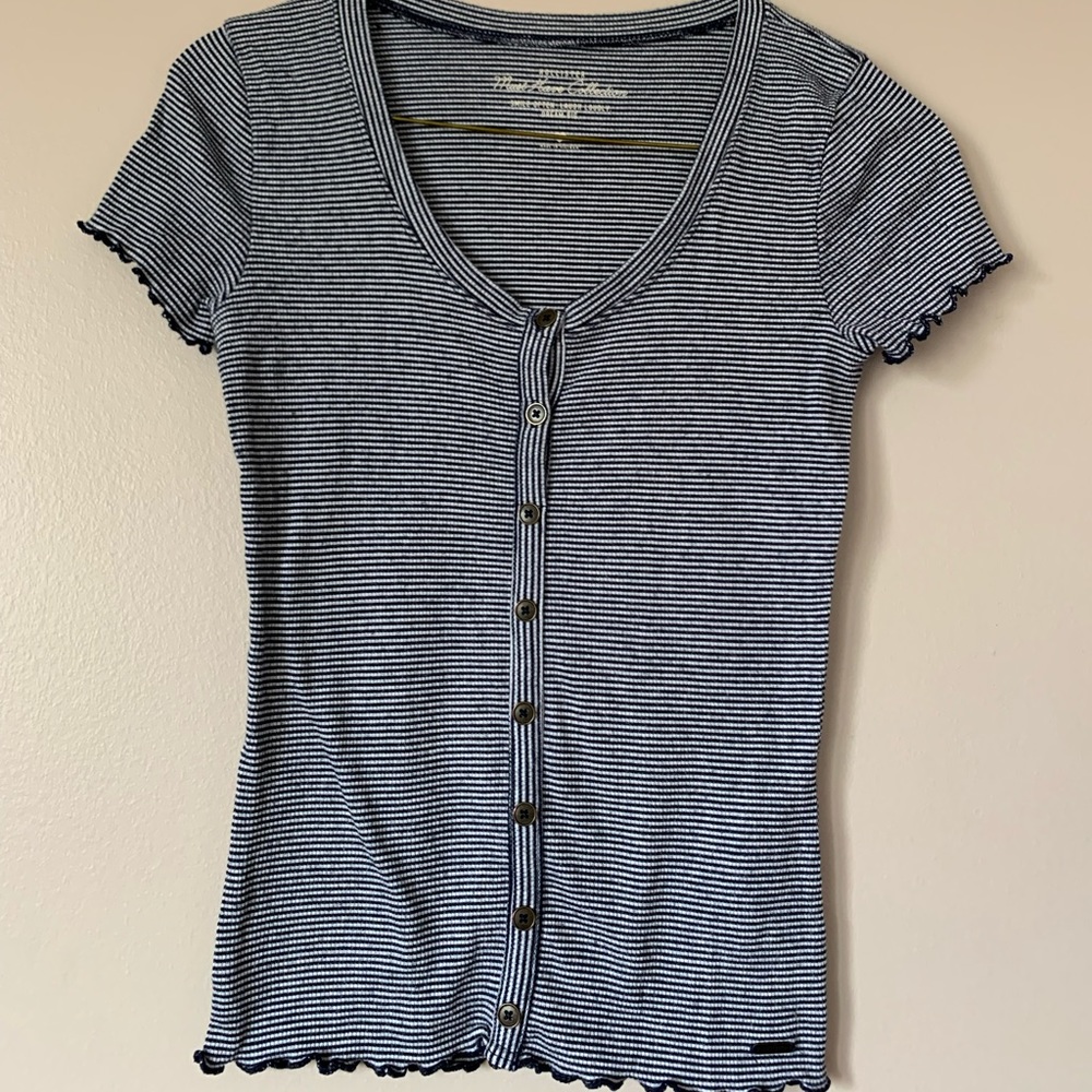 Hollister Fitted Striped Tee